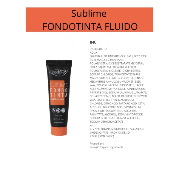 SUBLIME  liquid foundation